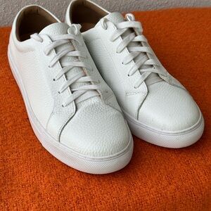 Vince Camuto White Textured Men's Sneakers